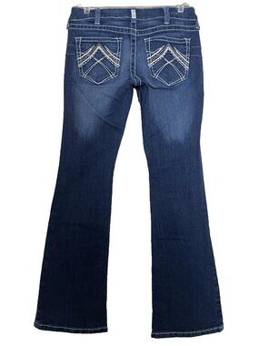 Ariat Real Denim Low Rise Bootcut Jeans Women's 29 Short Stretch Denim Western